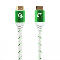 EXCELLENCE Gaming UHD ultra high-speed HDMI 2.1 cable 2.0m green/white D1C42556